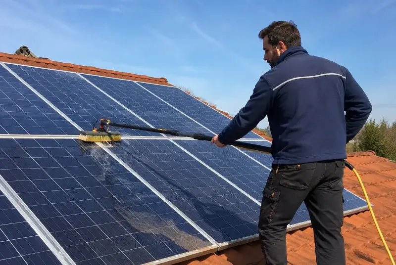 Nettoyage et entretien de panneaux solaires à Barbières