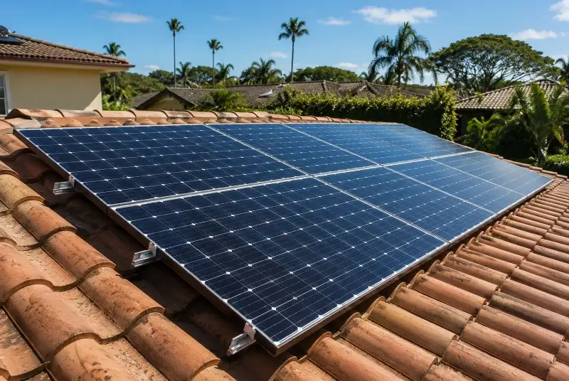 Installation de panneaux solaires à Barbières